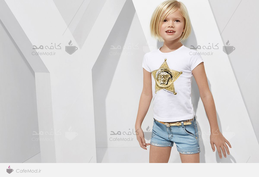 مدل لباس دخترانه پسرانه versace 2015