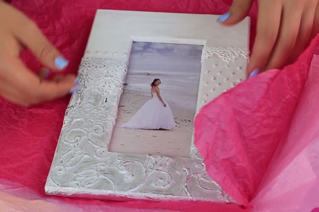 فیلم ساخت قاب عکس عروس