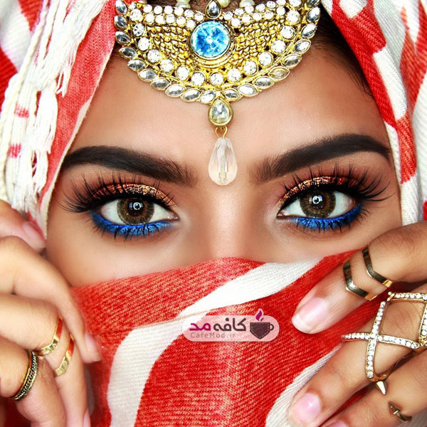 آرایش هندی چشم عروس