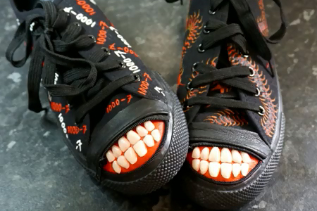 فیلم آموزش طراحی دهان روی کفش
