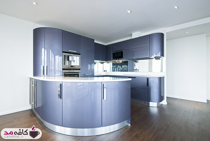 دکوراسیون آبی رنگِ آشپزخانه های رویایی