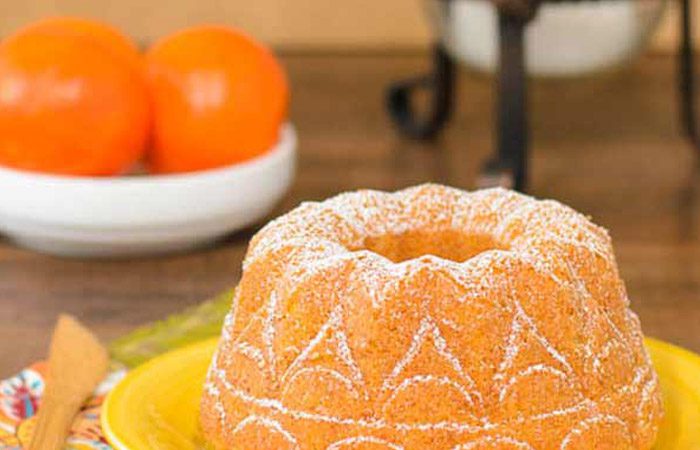 طرز تهیه کیک ماست نارنگی