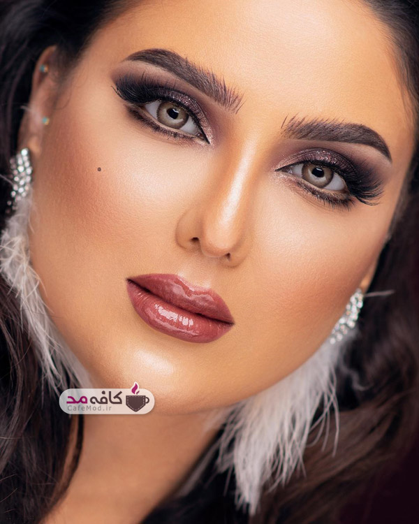 مدل آرایش صورت به سبک عربی