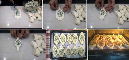 طرز تهیه فطایر پنیری غذایی عربی