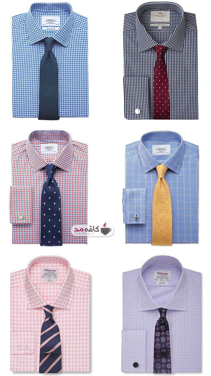ست کردن کراوات با پیراهن مردانه