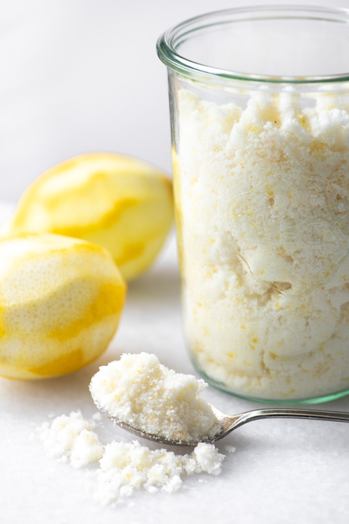 طرز تهیه شکر لیمو برای انواع شیرینی و نان