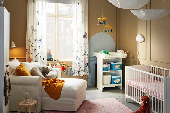 تزیین اتاق نوزاد با ایده های جذاب