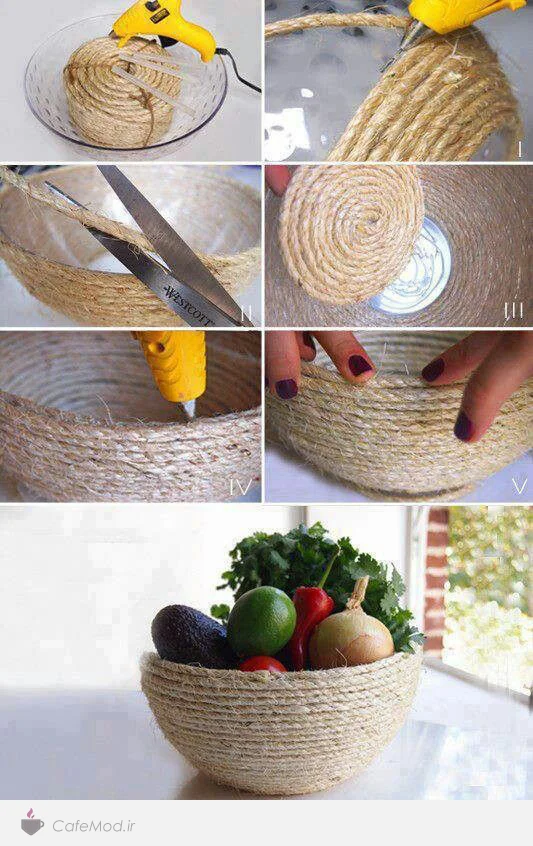 آموزش ساخت سبد میوه و گل