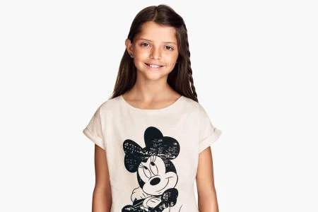 مدل تیشرت دخترانه H&M 10