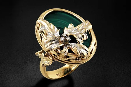 مدل انگشتر جواهر  10