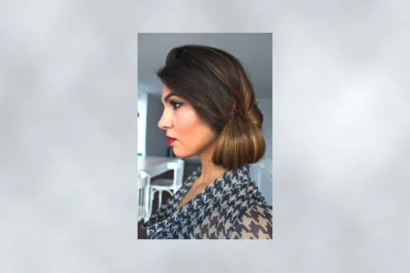 آموزش بستن موی بلند 2