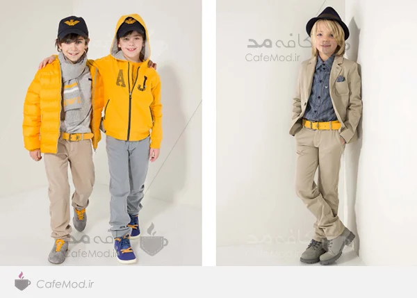 مدل لباس دخترانه پسرانه Armani-Junior