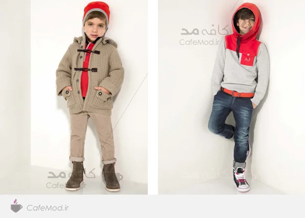 مدل لباس دخترانه پسرانه Armani-Junior