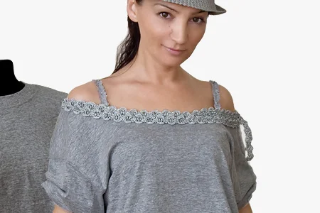 آموزش تغییر تیشرت ساده 2