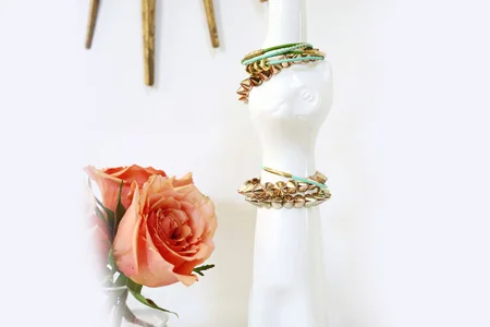 آموزش ساخت دستبند کشی ساده 2