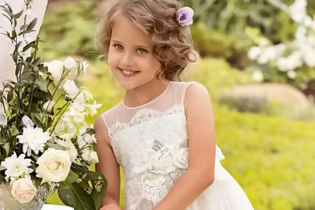 مدل لباس عروس دخترانه 10