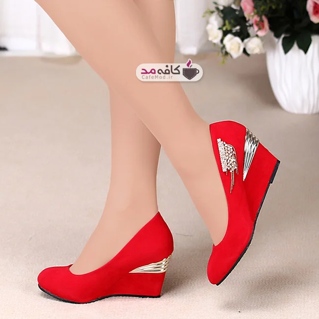 مدل کفش قرمز زنانه پاشنه بلند