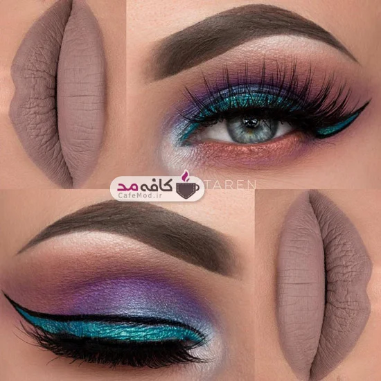 مدل آرایش چشم و لب