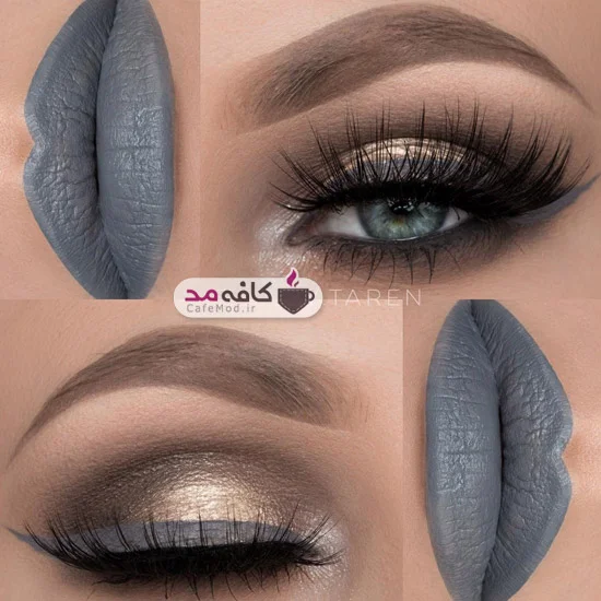 مدل آرایش چشم و لب