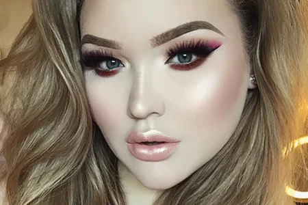 مدل آرایش صورت افراد چاق 10