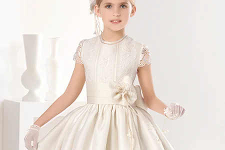 مدل لباس عروس دخترانه Rosa clara 10
