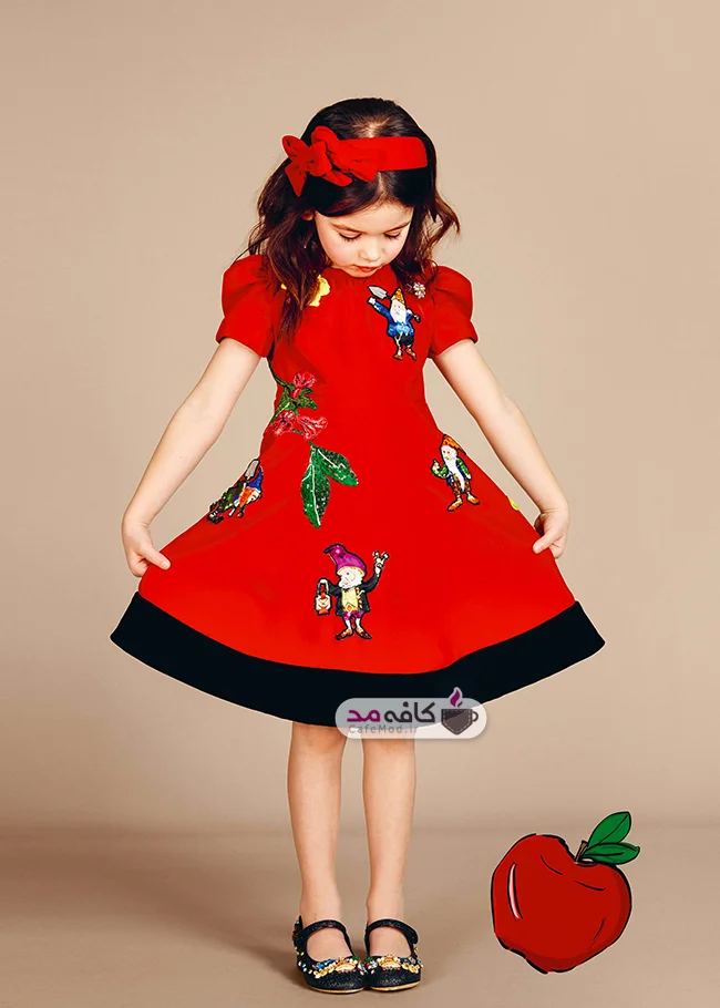 مدل لباس دخترانه مجلسی DolceGabbana