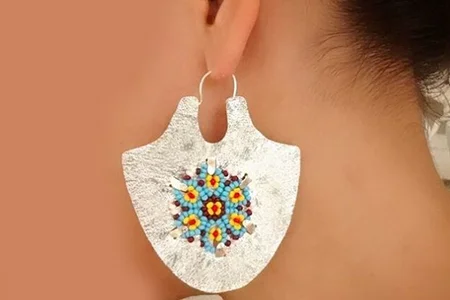 مدل گوشواره دست ساز 10