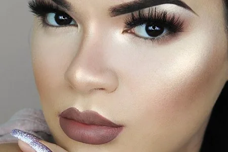 مدل آرایش چشم و لب 11