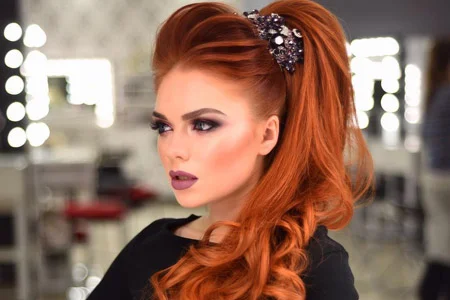 مدل مو مجلسی و شینیون مو 9