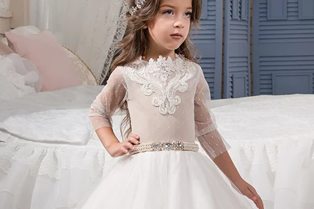 مدل لباس عروس دخترانه 10