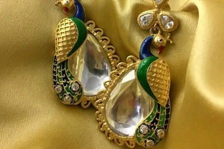 مدل گوشواره هندی 9