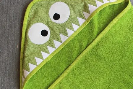 آموزش دوخت حوله کودک Monster 1