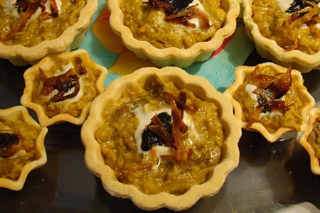 آموزش تهیه تارت بادمجان 2