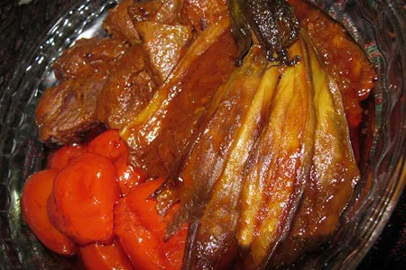 طرز تهیه خورش بادمجان مجلسی 11