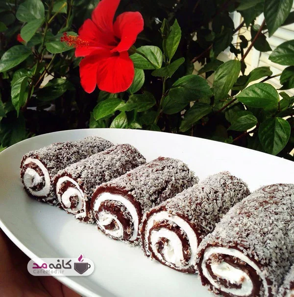 طرز تهیه رول شکلاتی