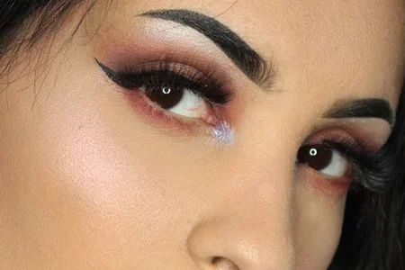 مدل آرایش صورت کشیده جدید 10