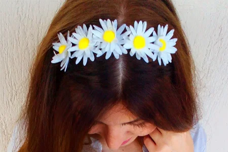 آموزش ساخت تل سر با گل 2