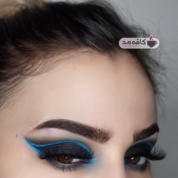 مدل آرایش چشم و صورت
