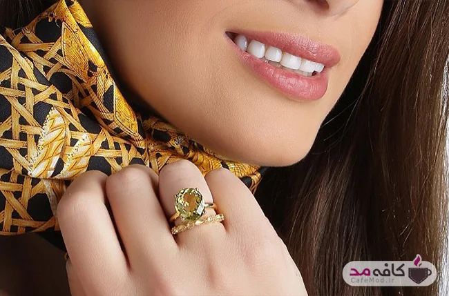 مدل انگشتر و گوشواره Hiva mirbaha