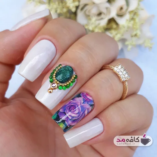 مدل طراحی ناخن مجلسی جدید