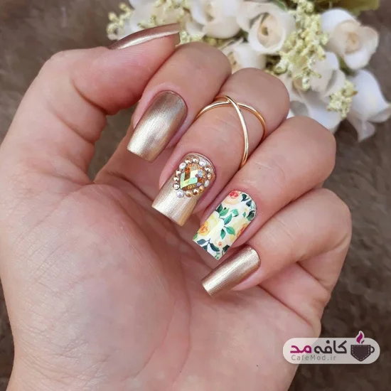 مدل طراحی ناخن مجلسی جدید