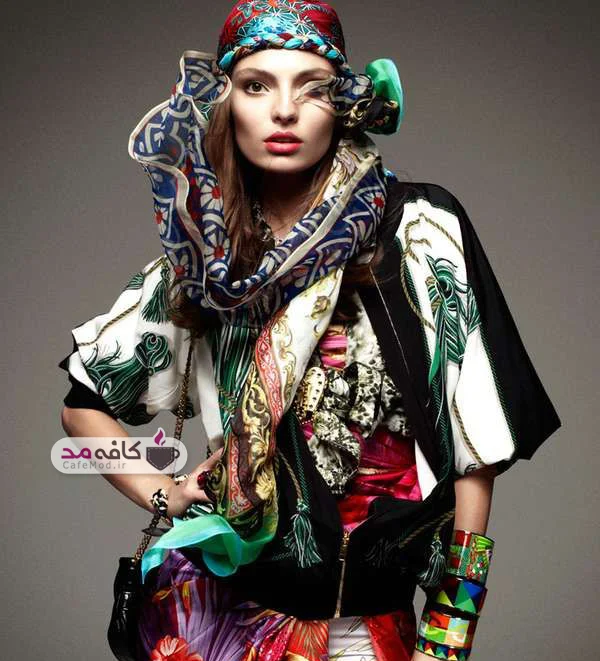 تطابق آرایش با شال و روسری