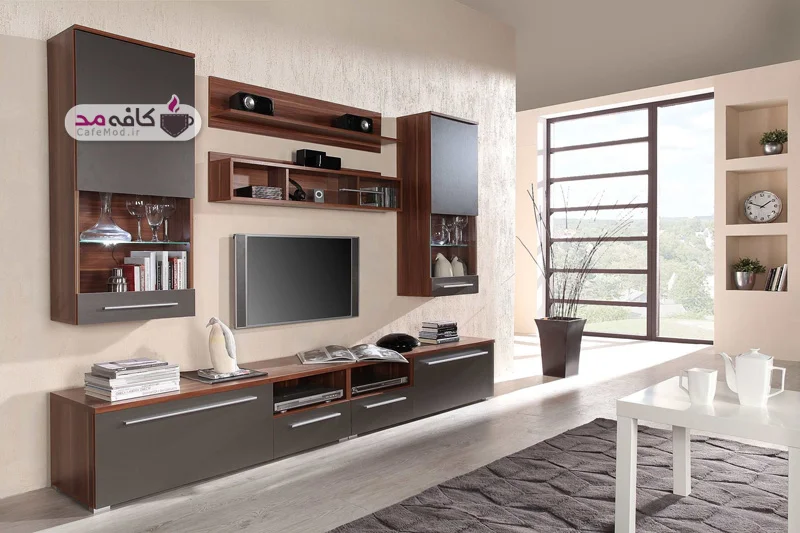 مدل قفسه دیواری مدرن و شیک