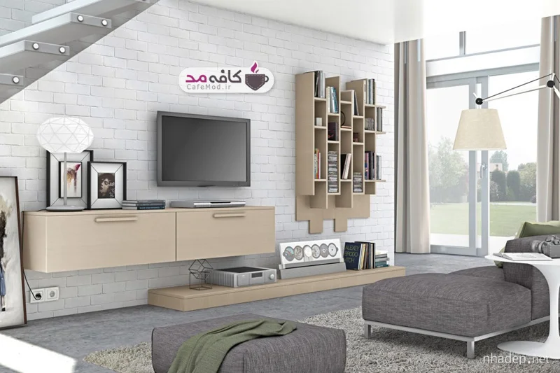 مدل قفسه دیواری مدرن و شیک