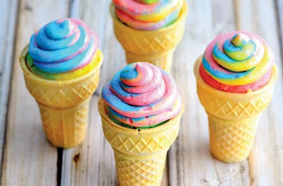 طرز تهیه کاپ کیک قیفی