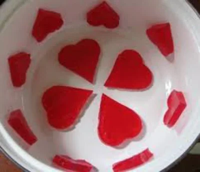 طرز تهیه ی ژله قلبی ویژه ولنتاین