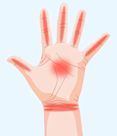 رابطه دست با سلامت بدن