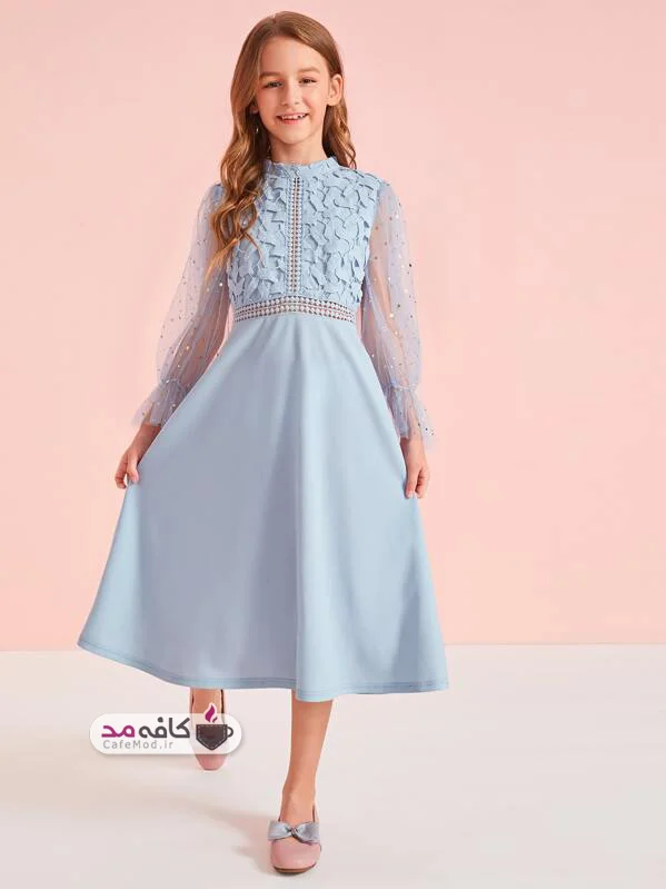 مدل لباس رنگ شاد دخترانه