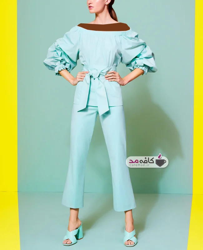 مدل لباس زنانه رنگی