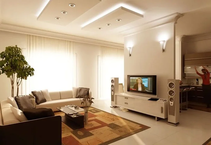 دیوار کاذب تلویزیون